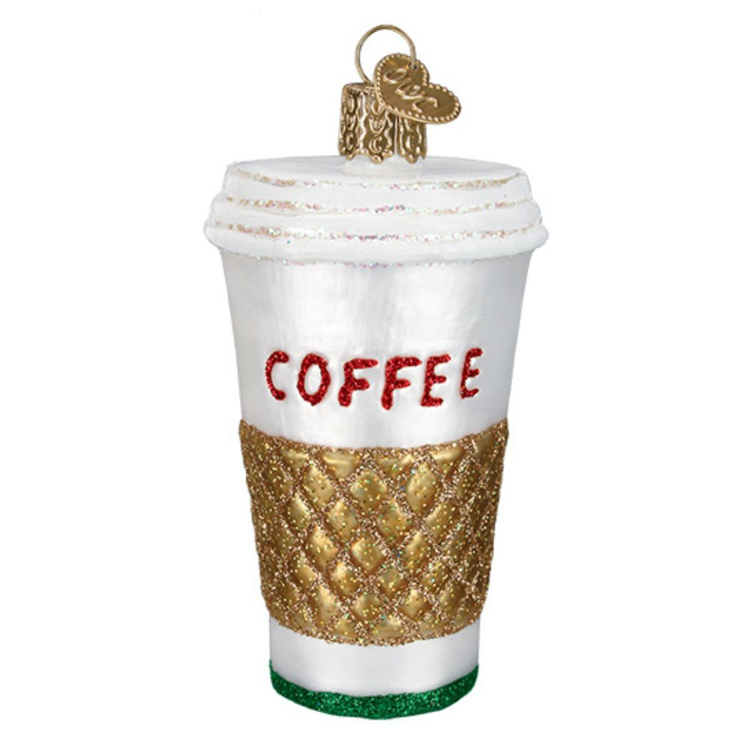 Old World Christmas - Coffee To Go Ornament