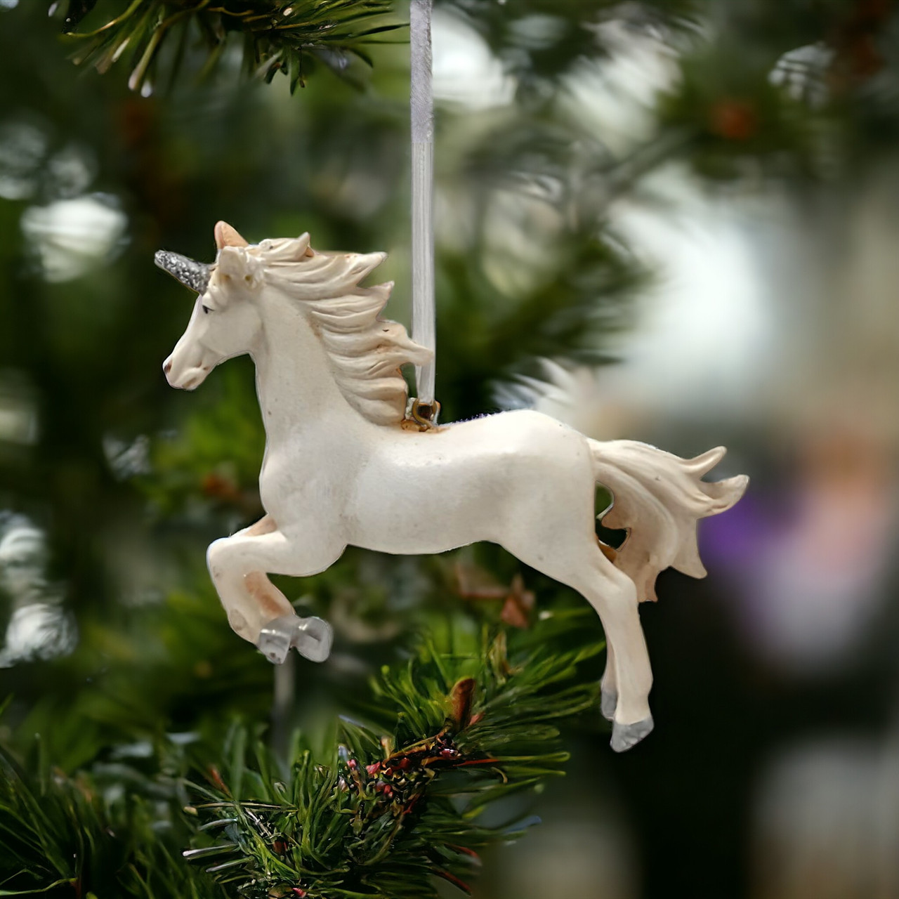 Running Unicorn Hanging Ornament