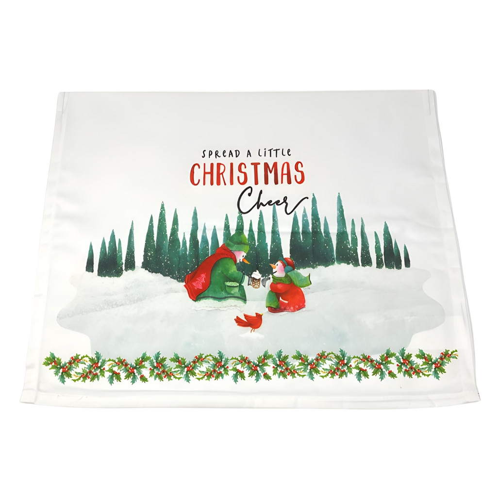 Spread Christmas Cheer Snowman Tea Towel
