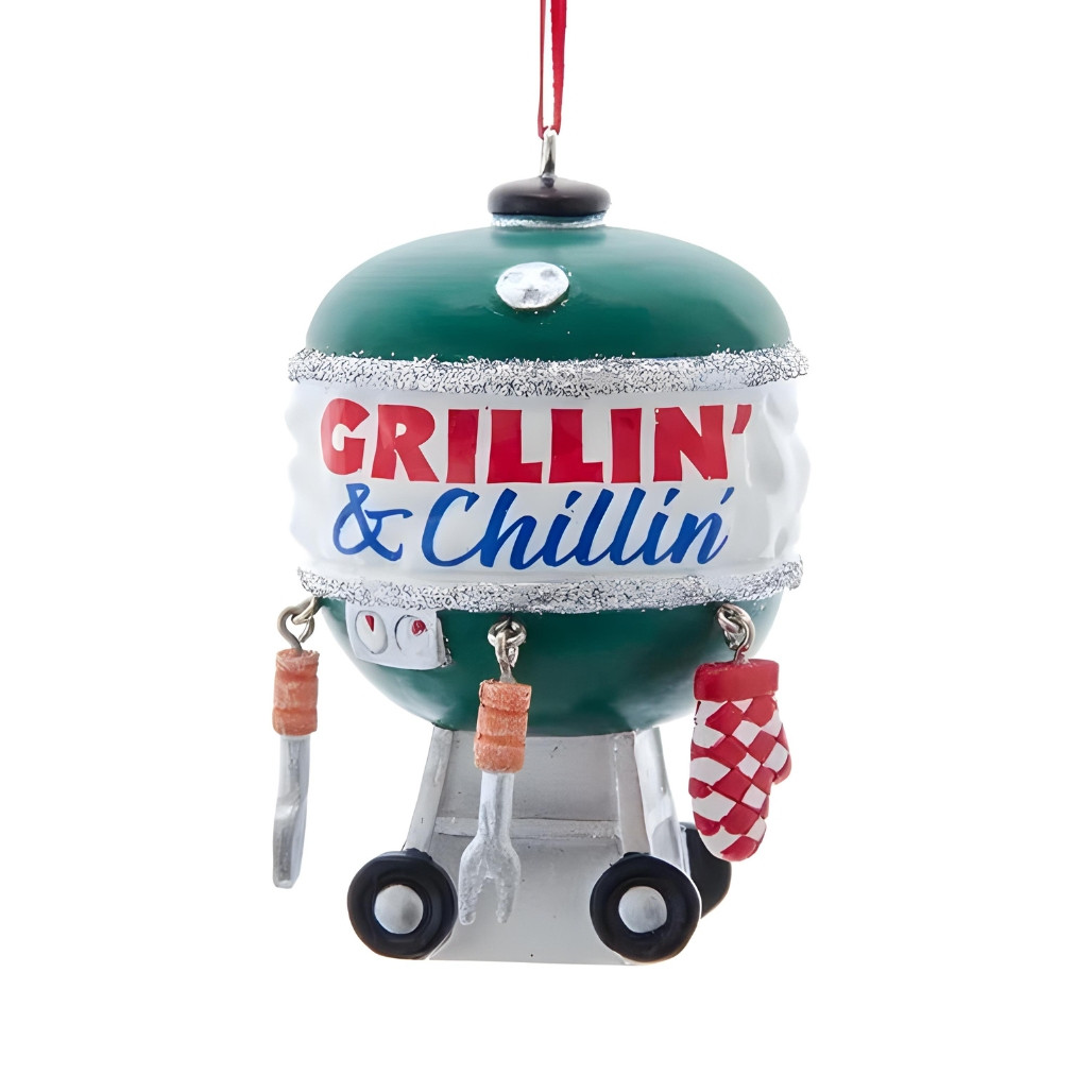Grillin And Chillin BBQ Ornament