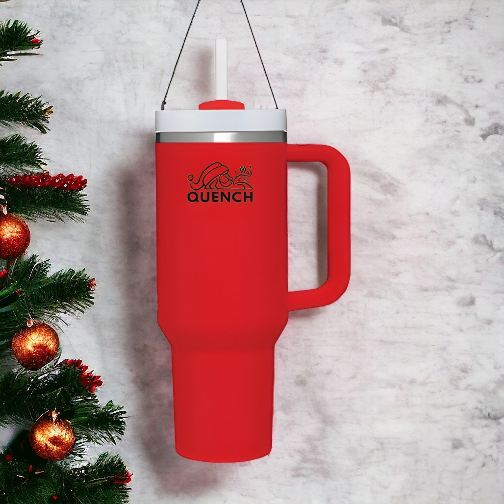 Red Stanley Quench Tumbler Ornament