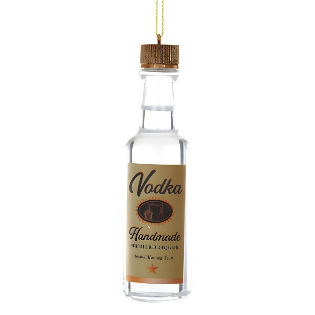 Handmade Vodka Bottle Ornament