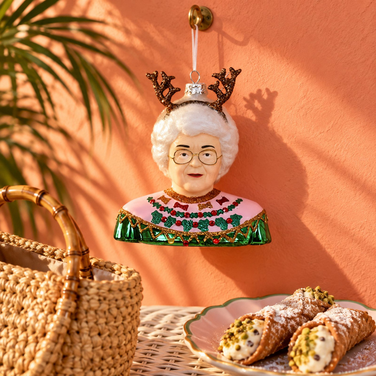 Golden-Sophia Christmas Ornament