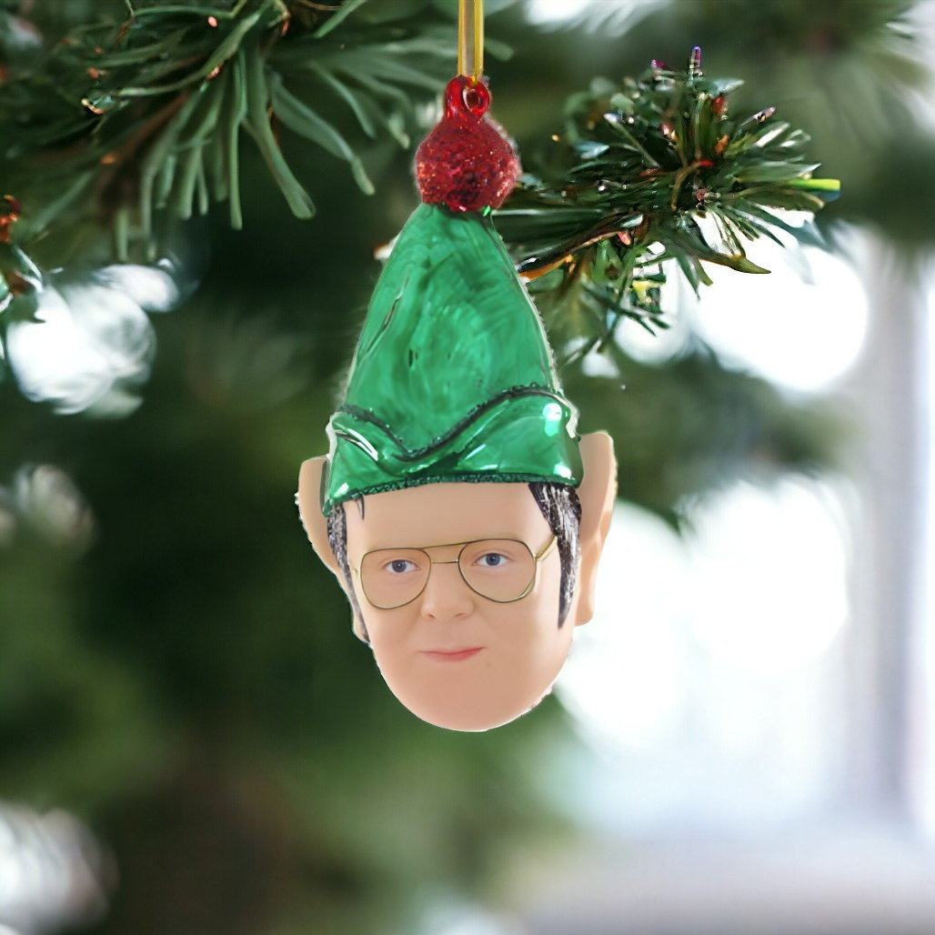Dwight the Elf Christmas Ornament