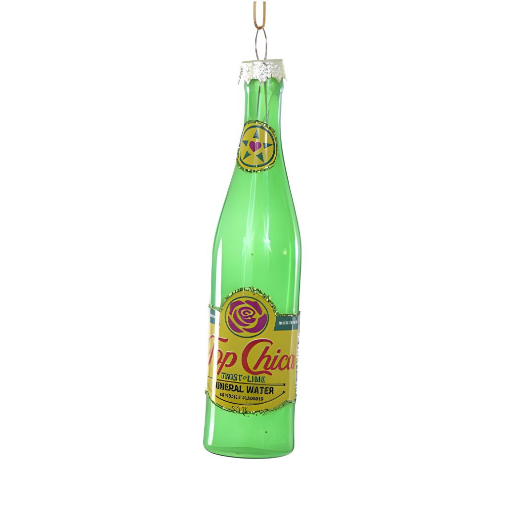 Top Chica' Mineral Water Bottle Ornament