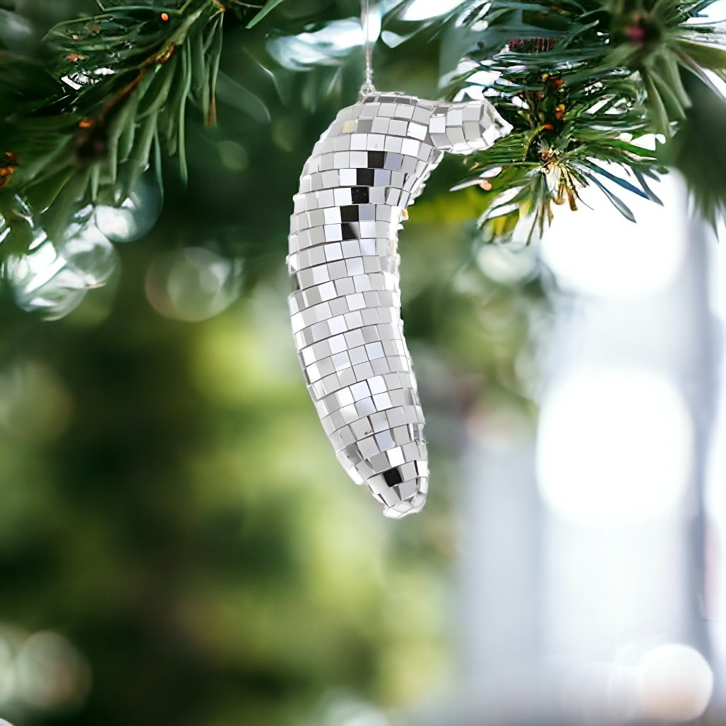 Disco Banana Ornament