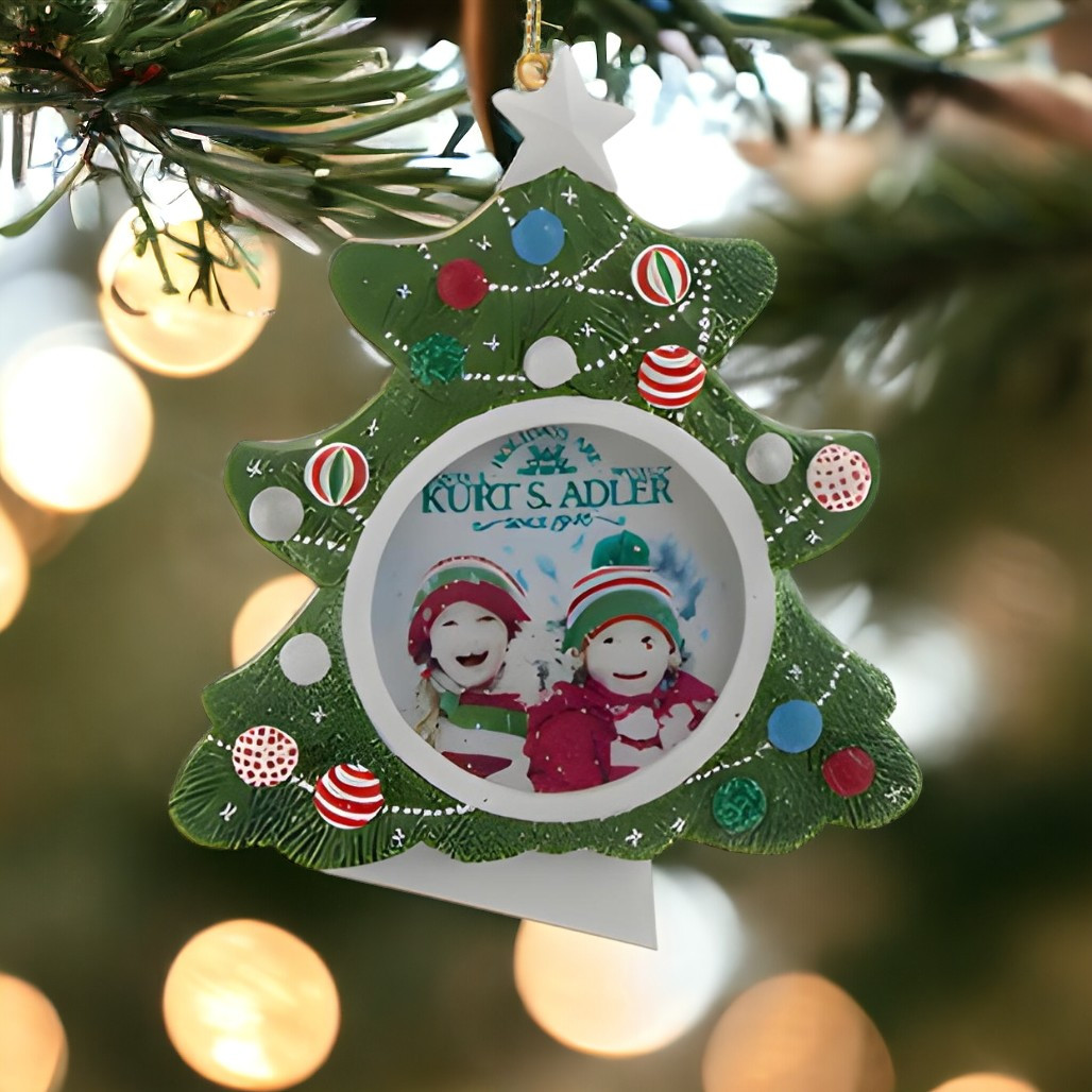 Christmas Tree Photo Frame Ornament
