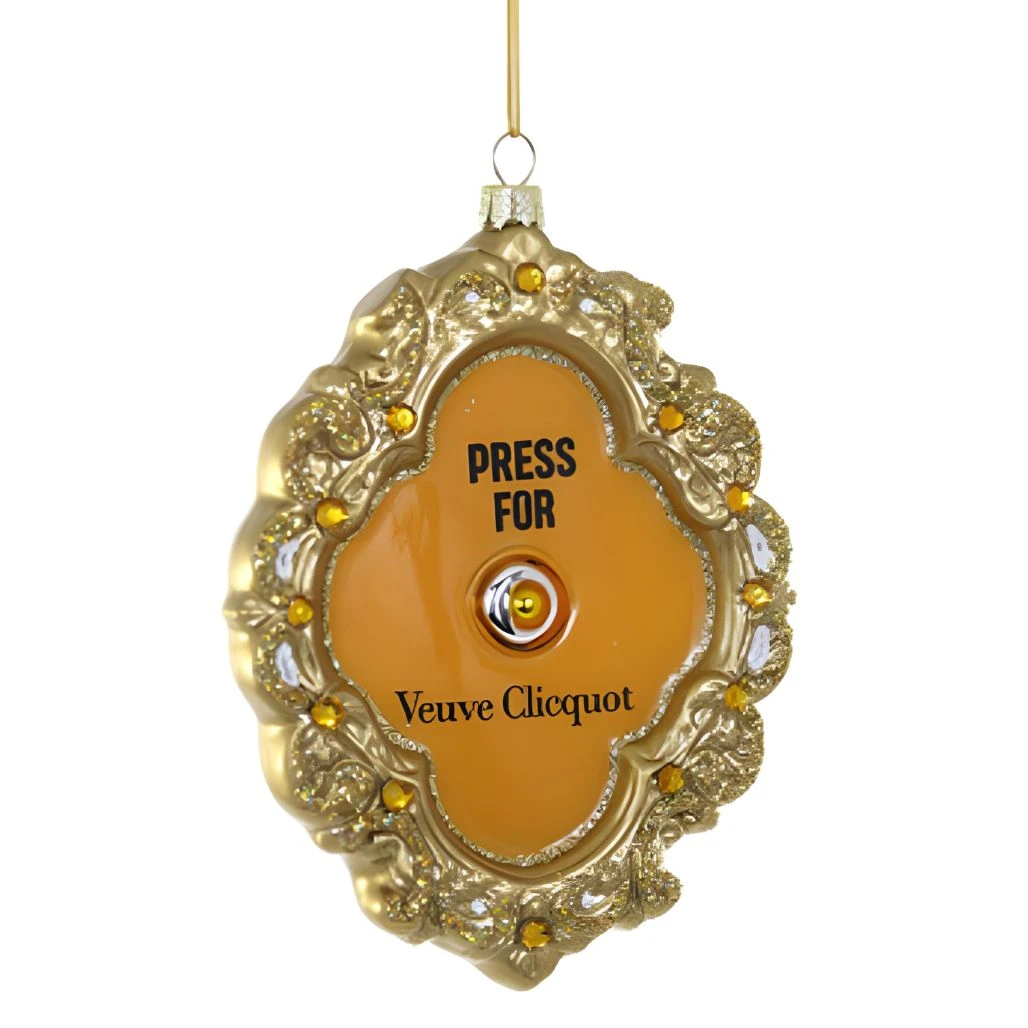 Press for French Champagne Ornament