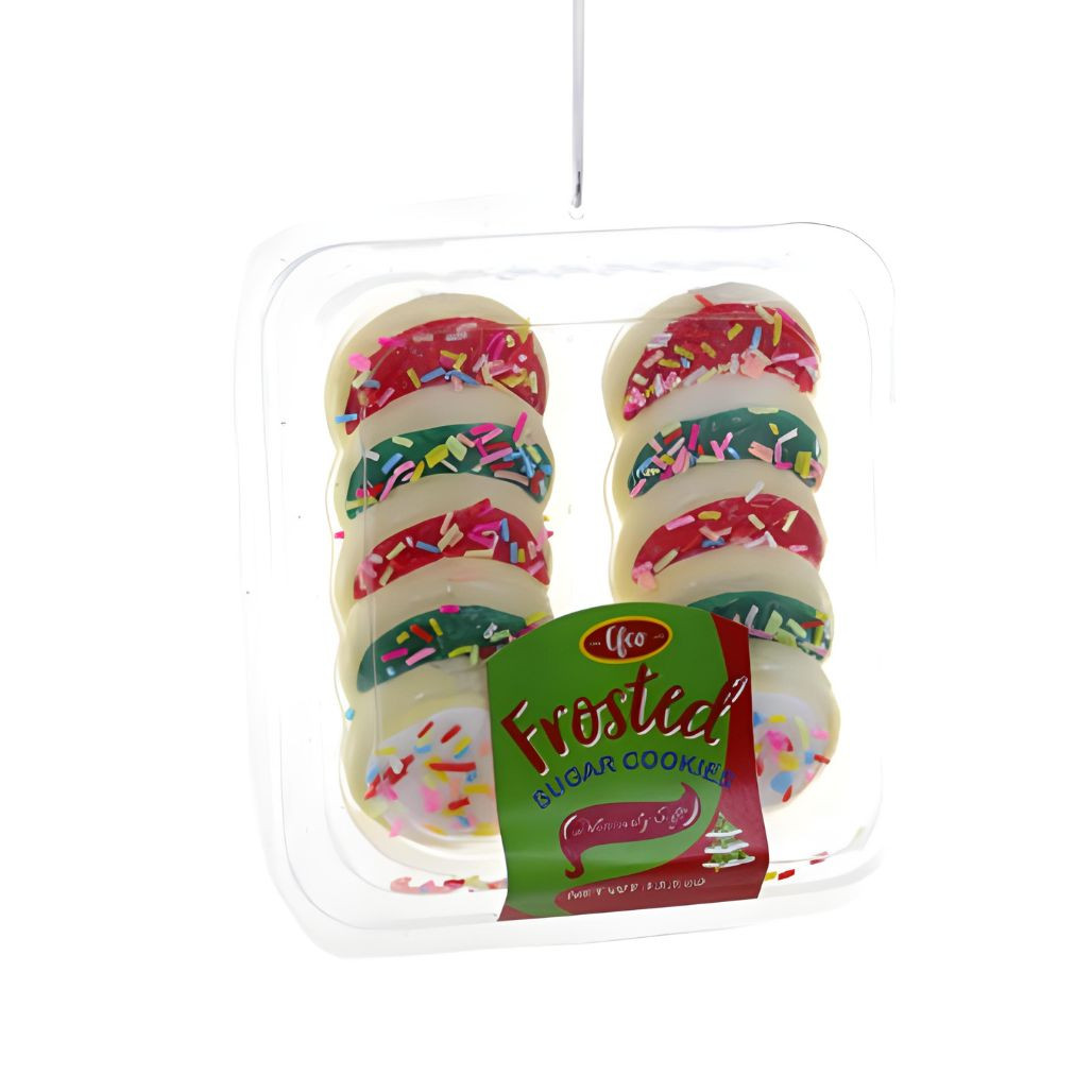 Multi-Colored Frosted Sugar Cookie Ornaments