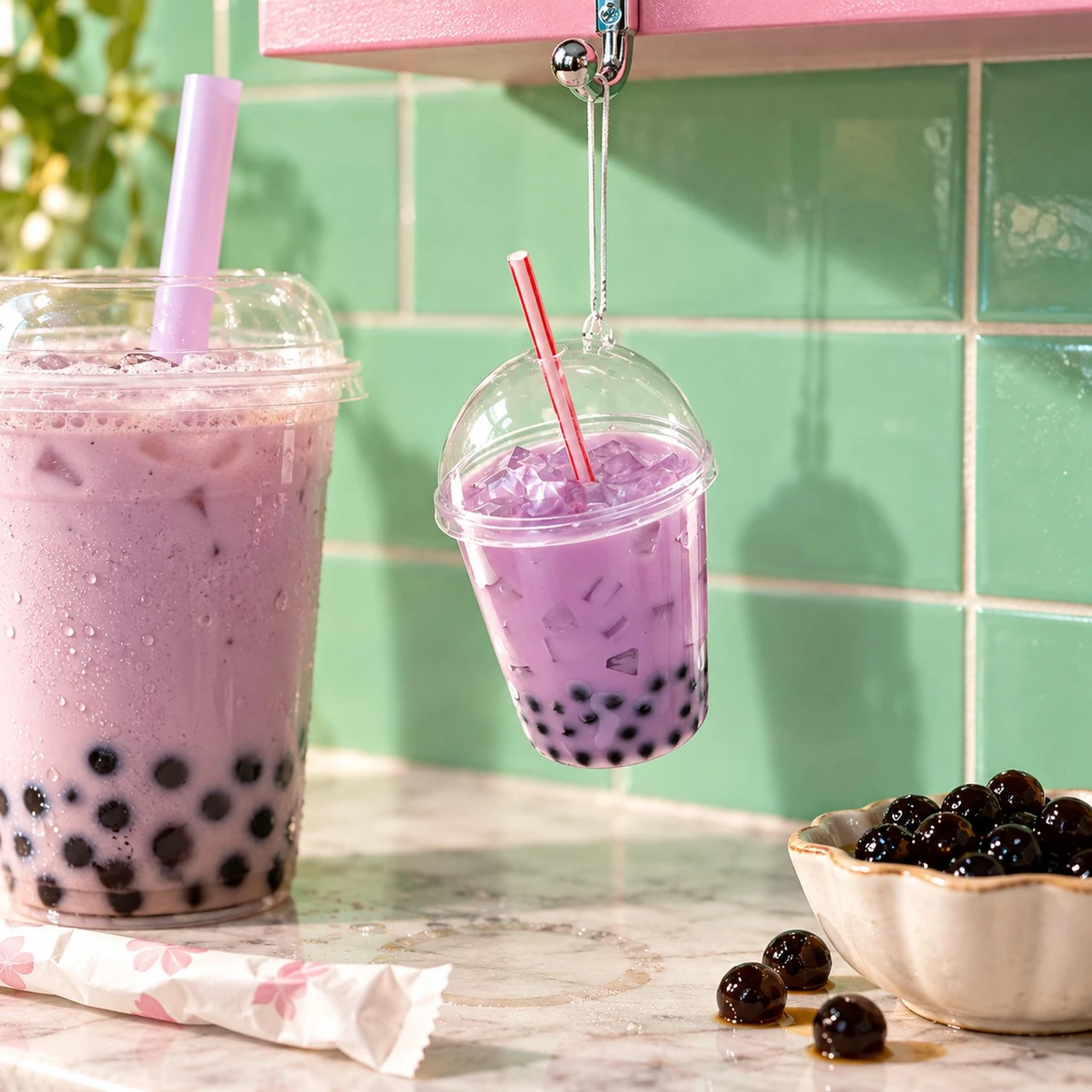 Boba Bubble Tea Ornament