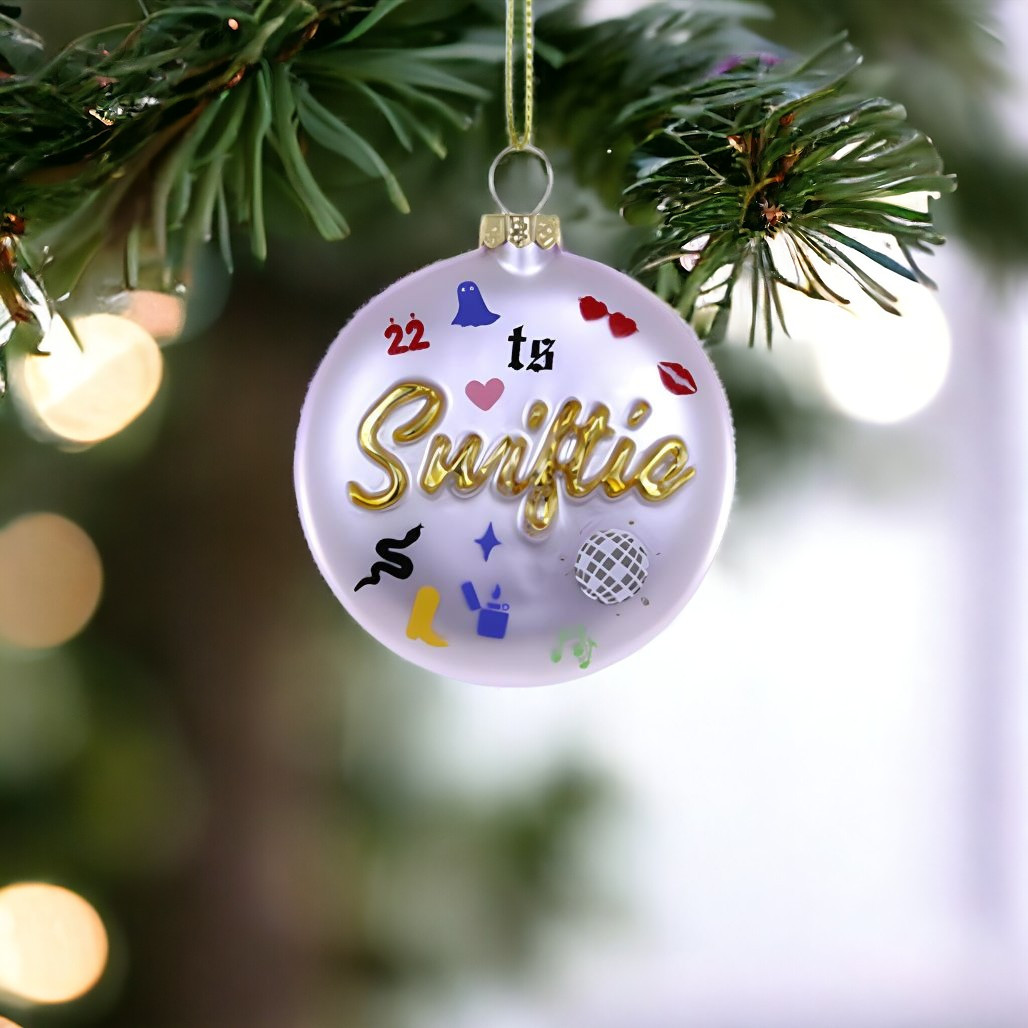 Swiftie Fan Glass Bauble