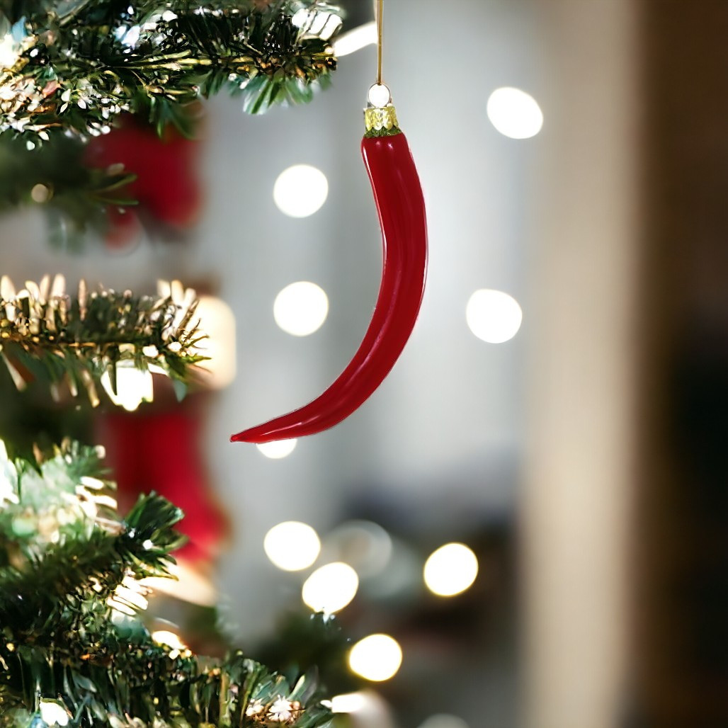 Red Chili Pepper Christmas Ornament"