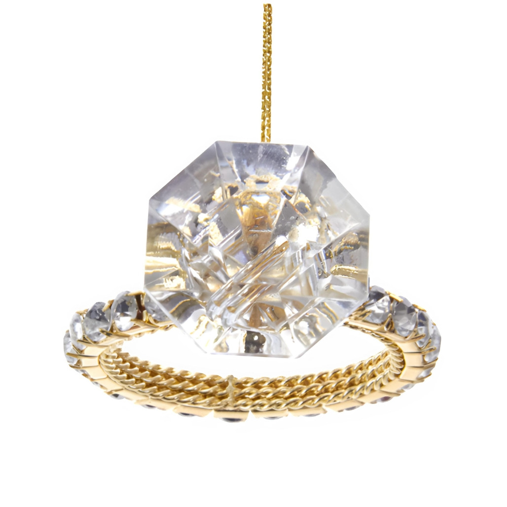 Shiny Diamond Ring Ornament