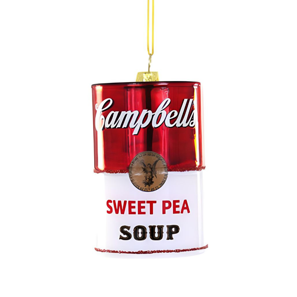 Sweet Pea Soup Can Ornament