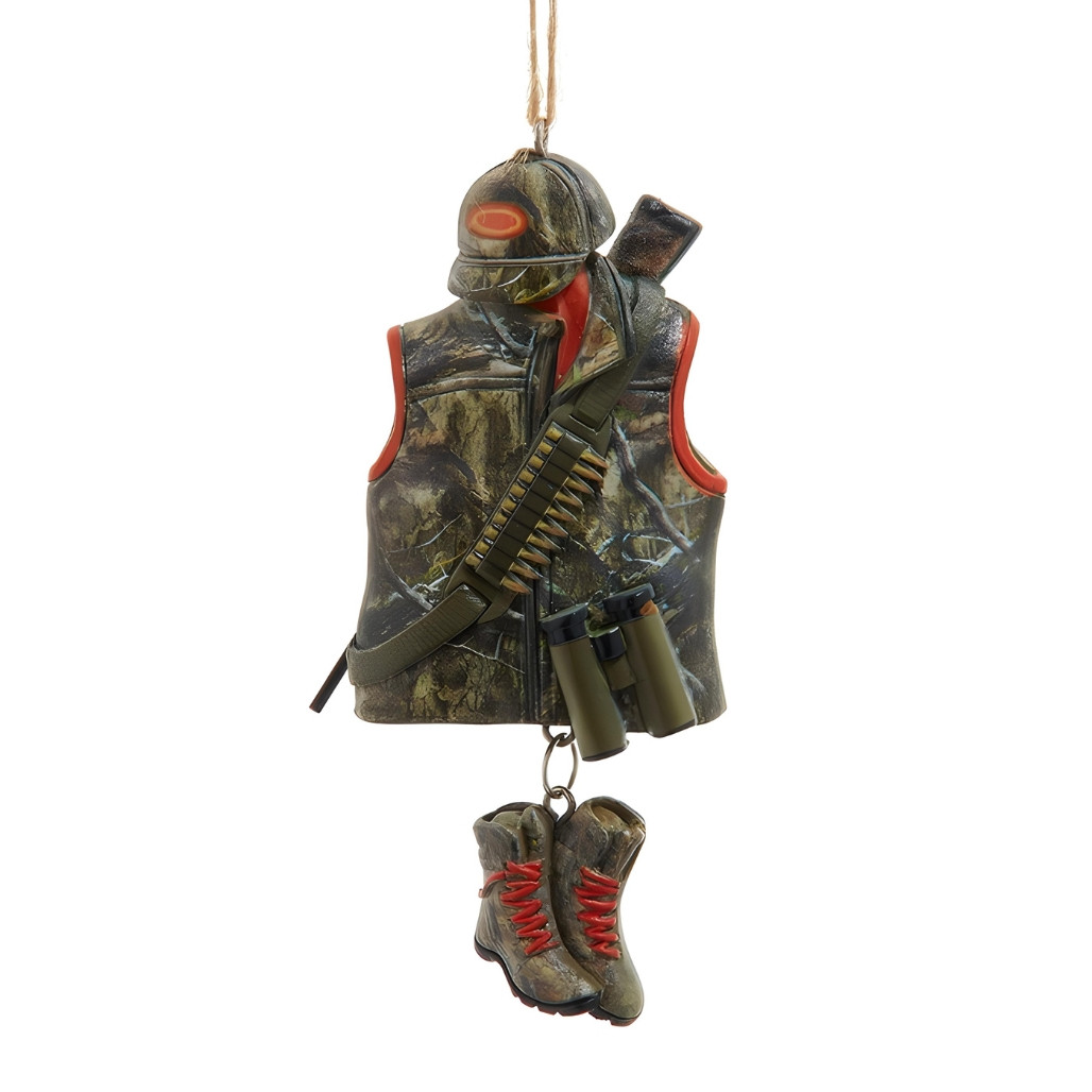 Hunting Vest Dangle Ornament