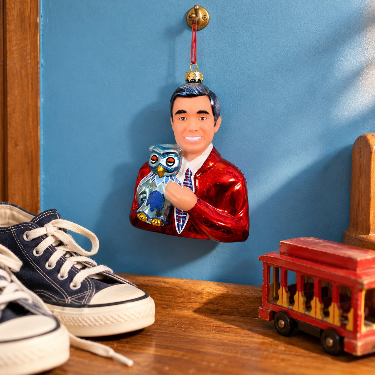Mister Rogers - Red Ornament
