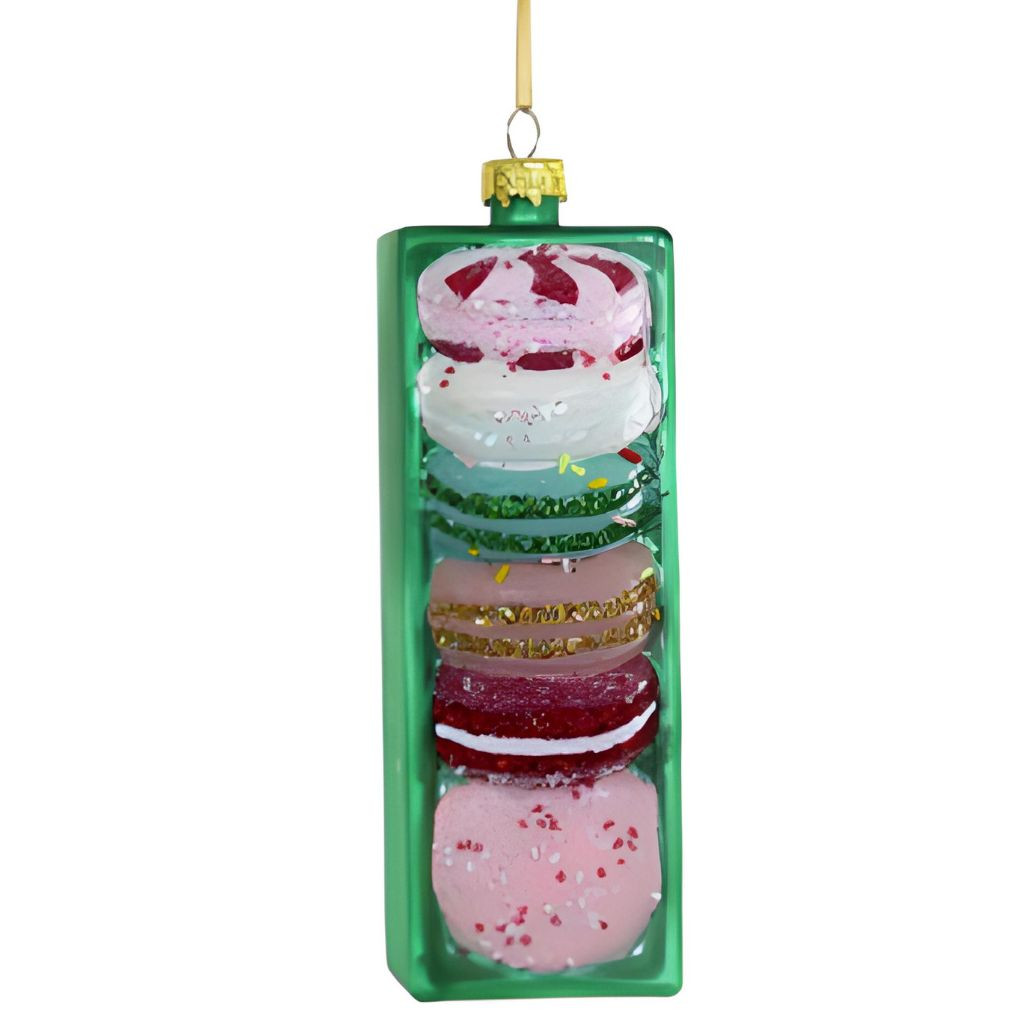 CHRISTMAS MACARONS - GREEN Ornament