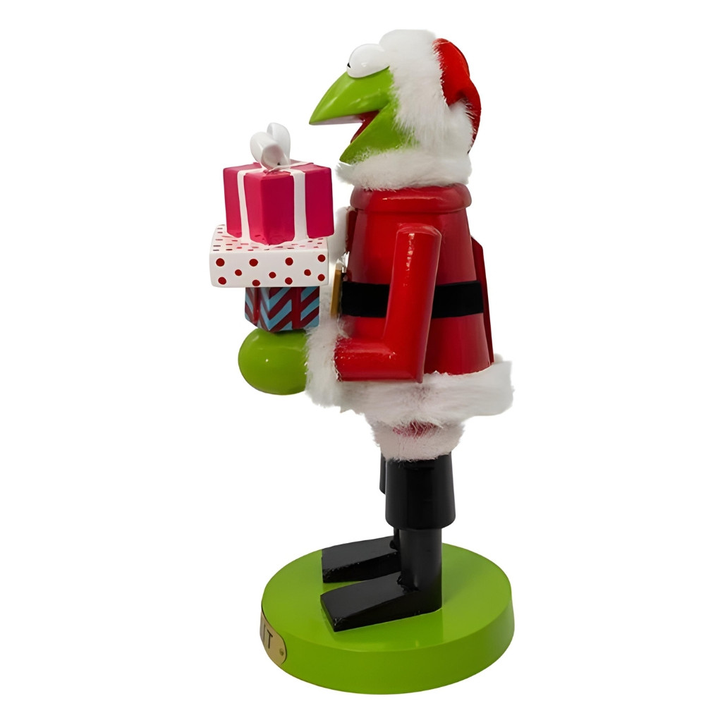 Festive Kermit the Frog Nutcracker