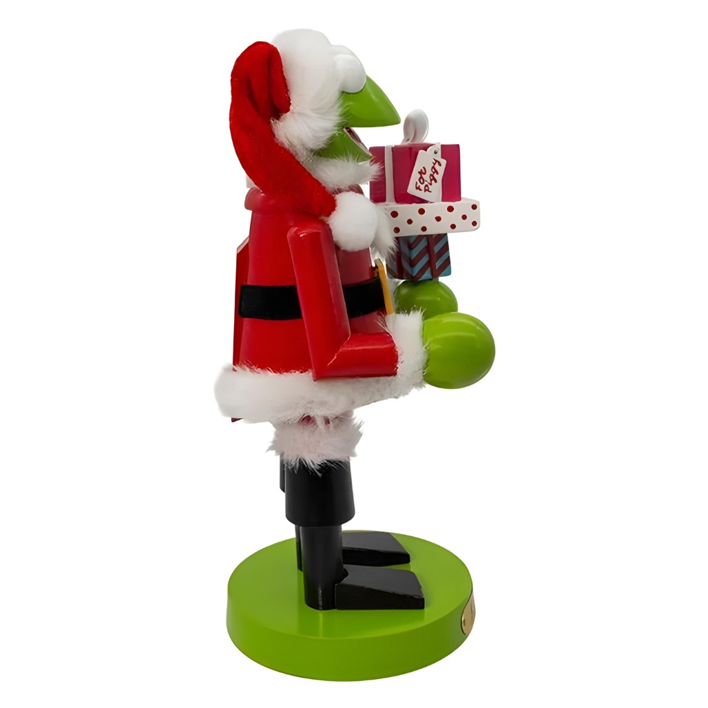 Festive Kermit the Frog Nutcracker
