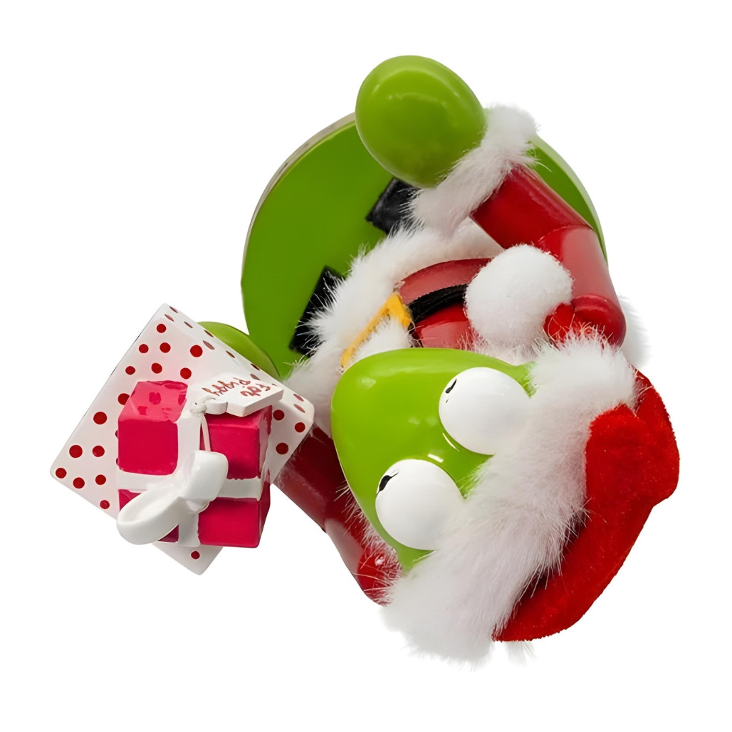 Festive Kermit the Frog Nutcracker