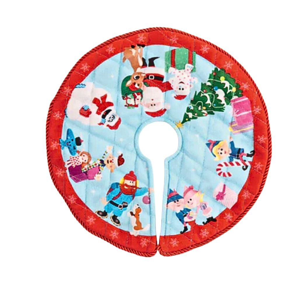 Mini Rudolph Tree Topper & Skirt Set