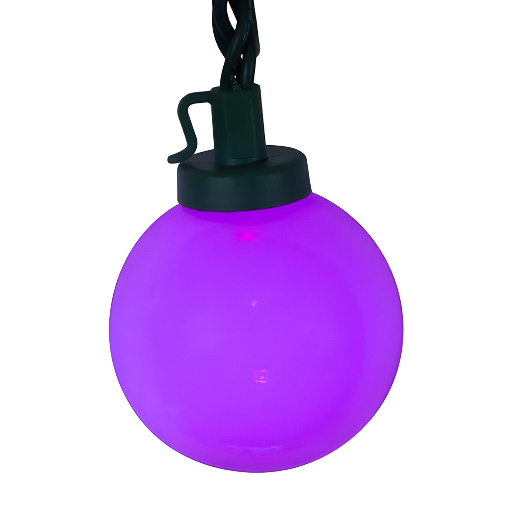 Multicolor Opaque G50 LED Light Set Green Wire