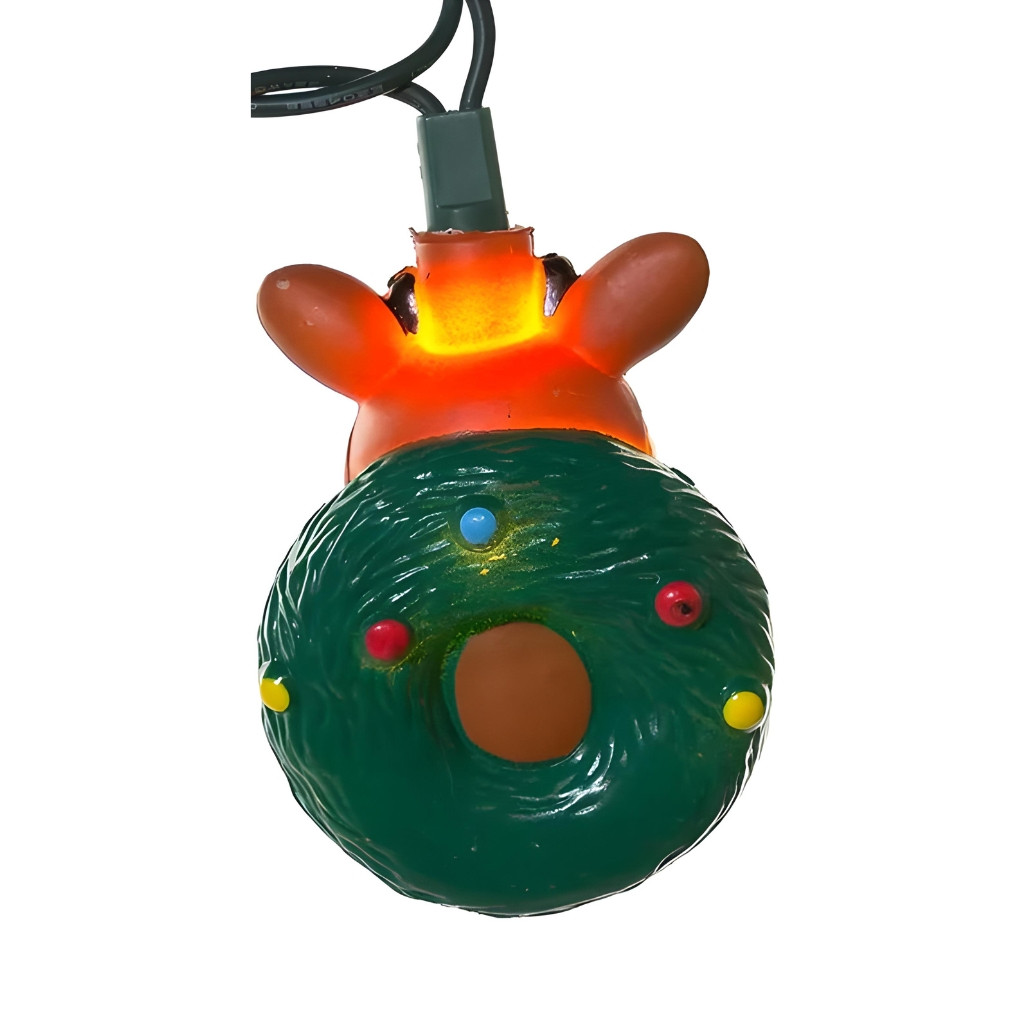 Rudolph In Wreath Light Set