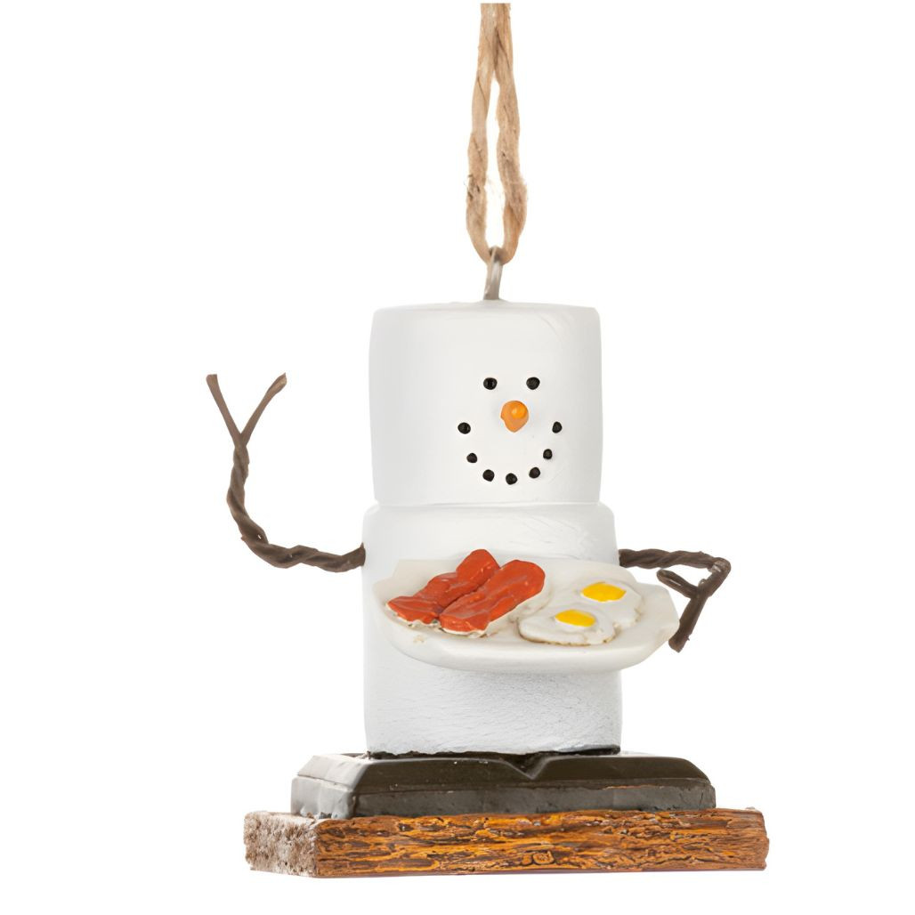 Smores Eggs Breakfast Ornament