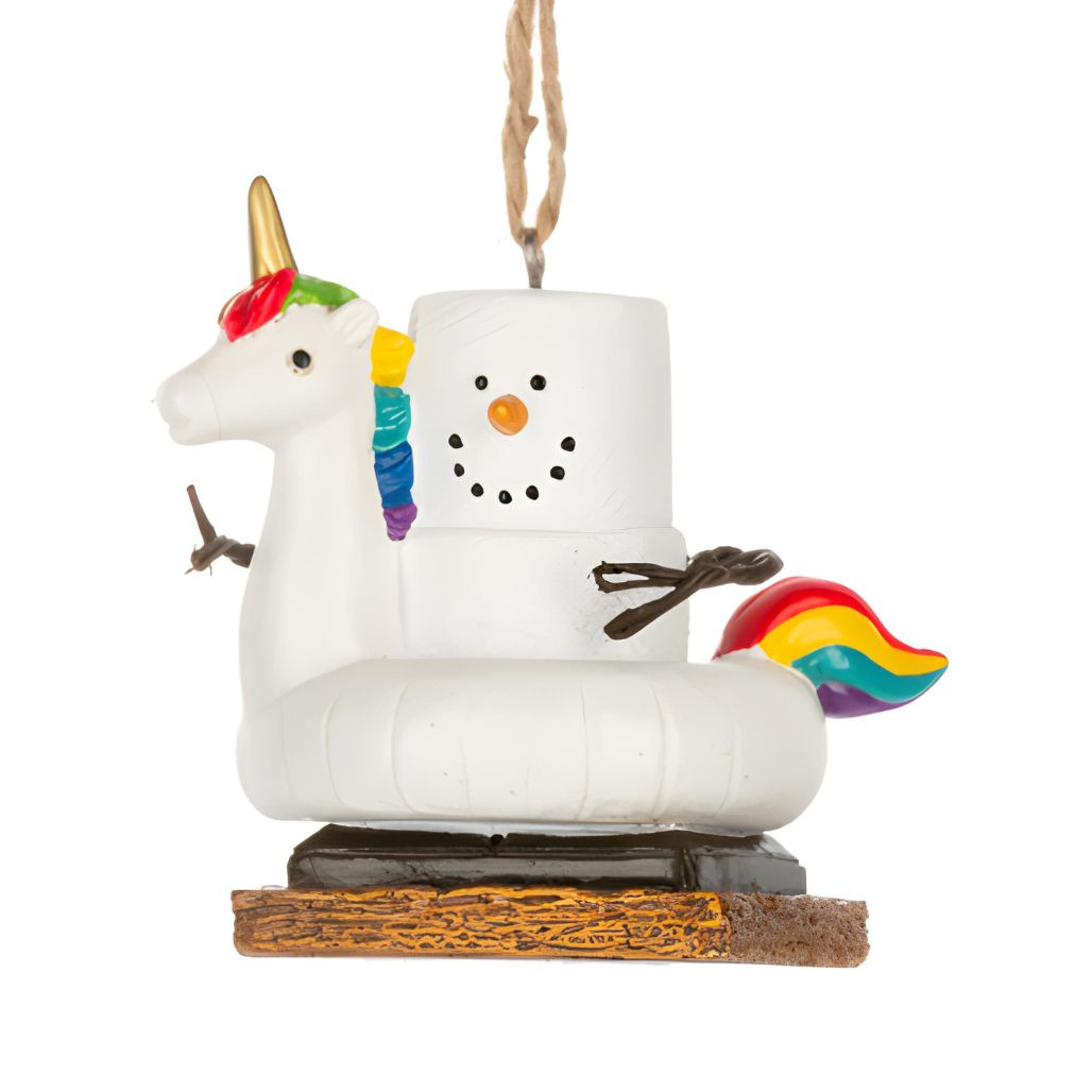 Unicorn in Pool Float Ornament