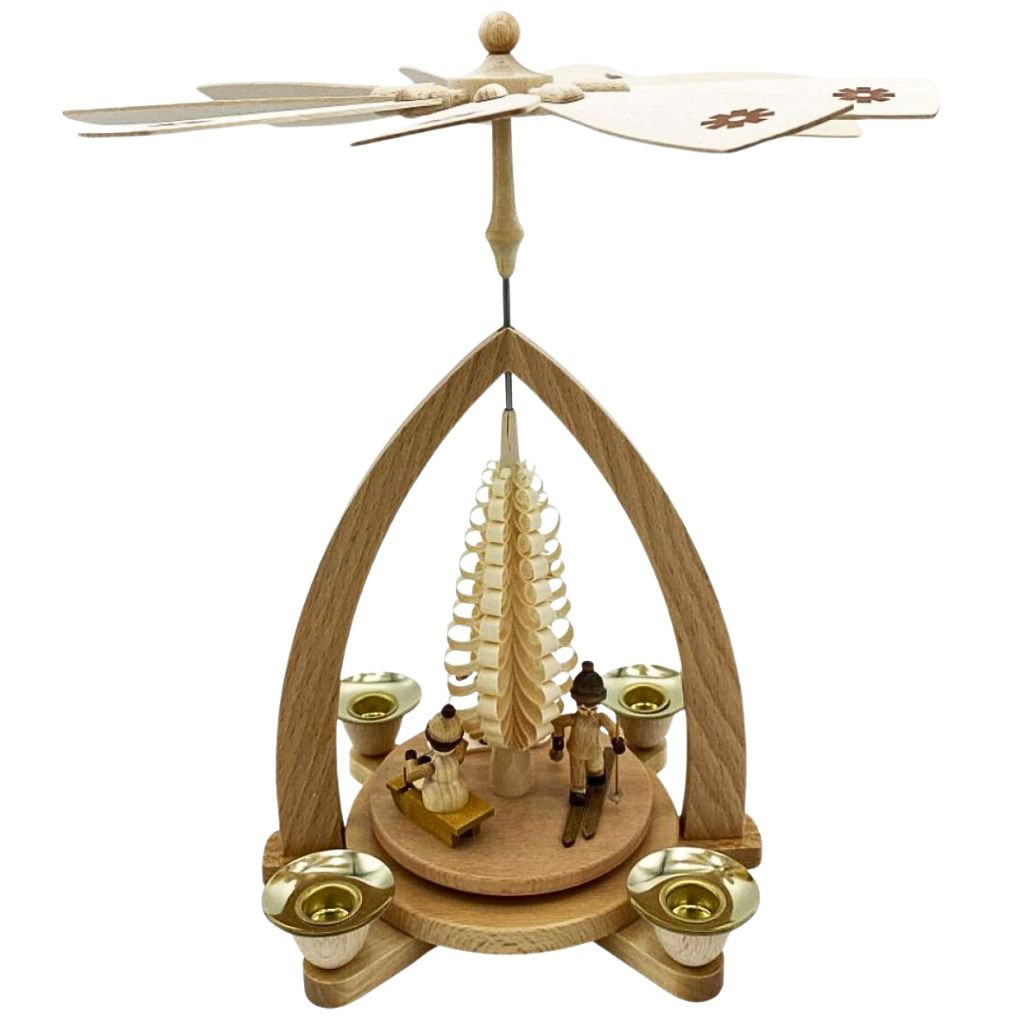 Winter Sports Children Christmas Pyramid