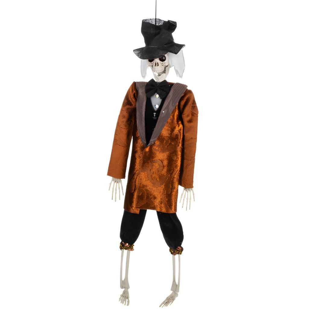 Victorian Skeleton - Orange Suit