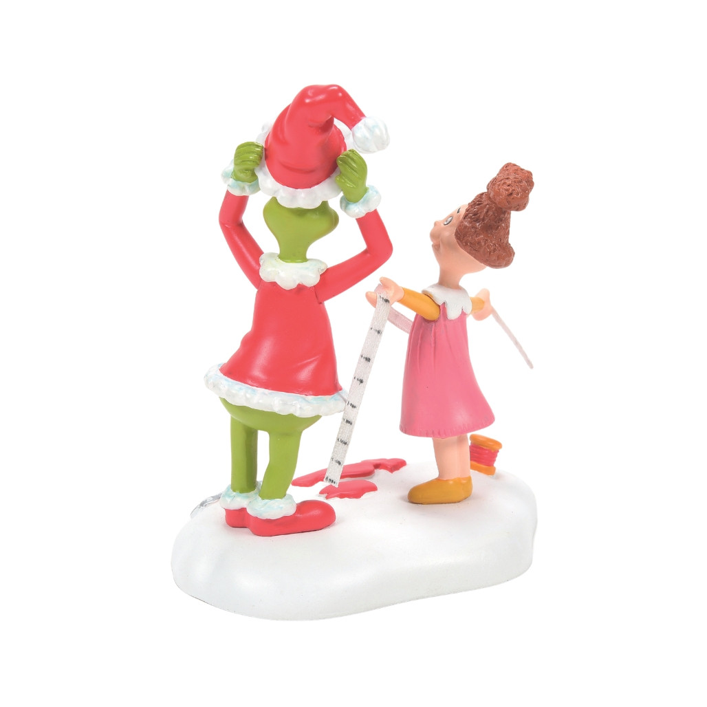 Department 56 Grinch Village Being Fitted for a Santy Suit Accessory