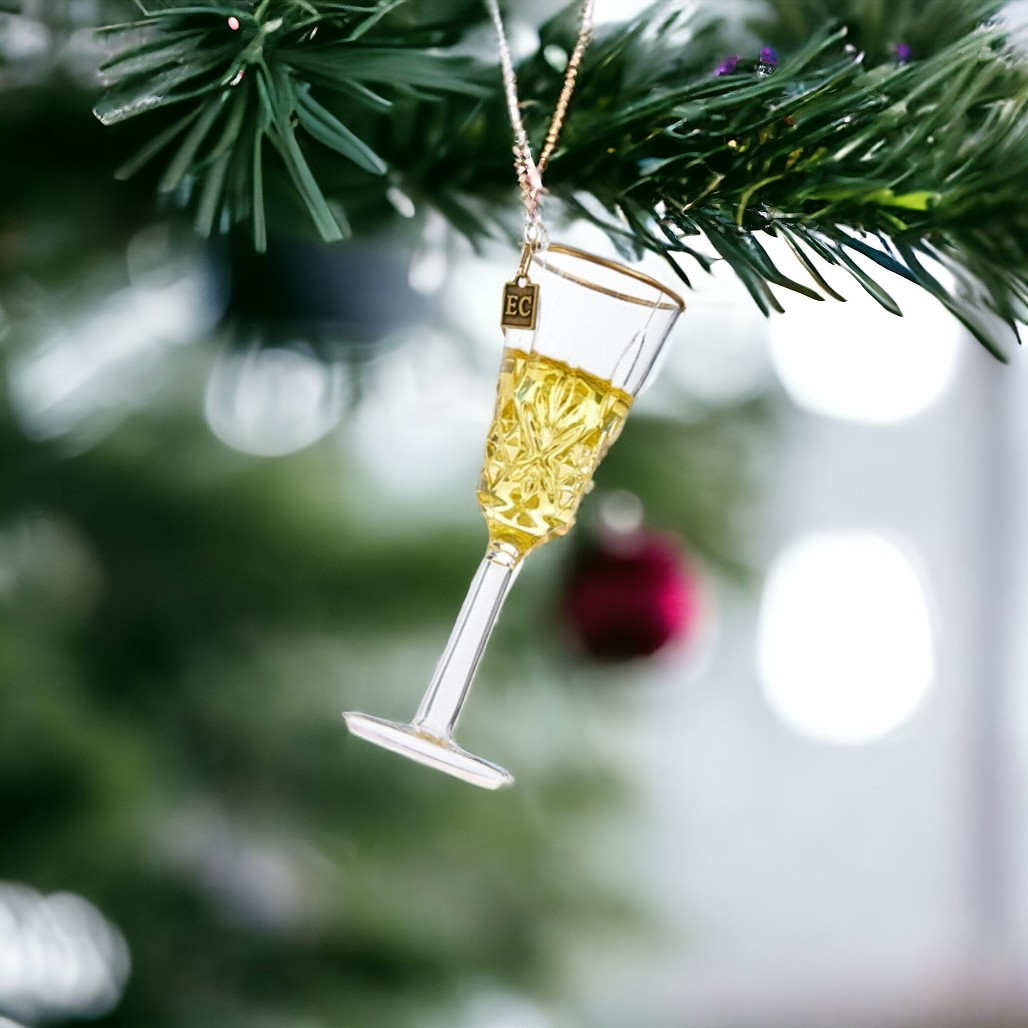 Champagne Wishes Ornament