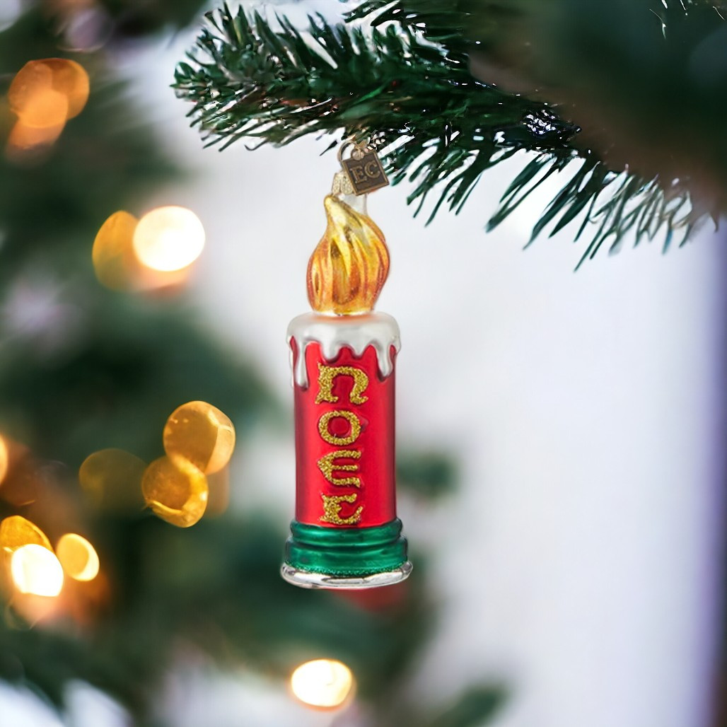 Noel Candle Ornament
