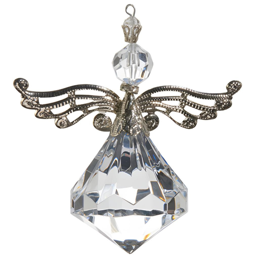 Angel Crystal Drop Ornament
