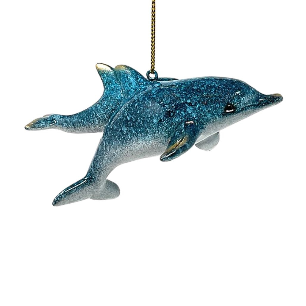Cozumel Mom and Baby Dolphin Ornament