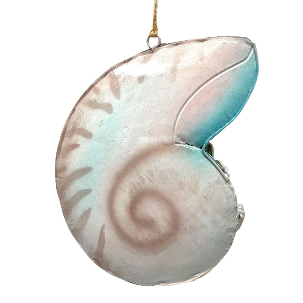 Coral Reef Snail Shell Ornament