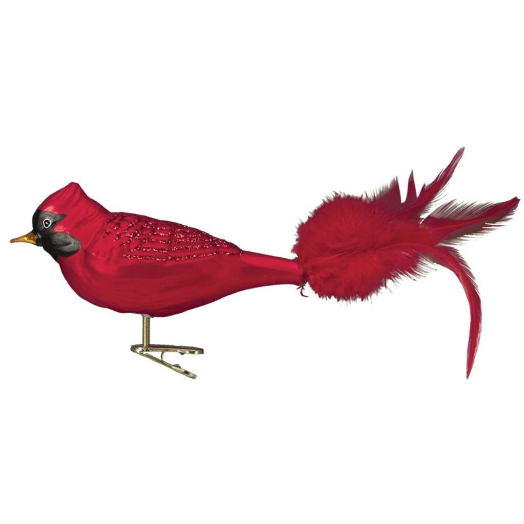Old World Christmas- Large Red Cardinal Ornament