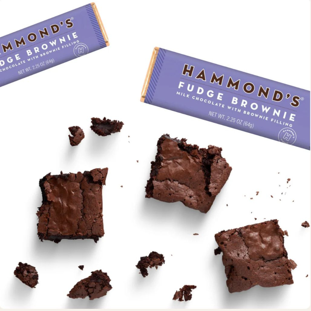 Hammond's Candies Fudge Brownie Ganache Milk Chocolate Bar