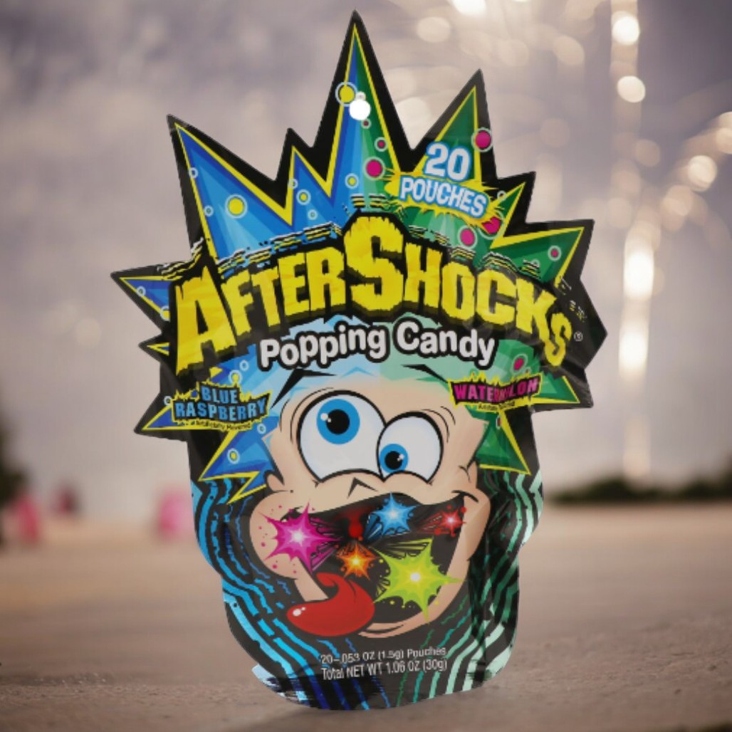 aftershock  ほぼ新品 AfterShocks Popping Candy - Blue Raspberry