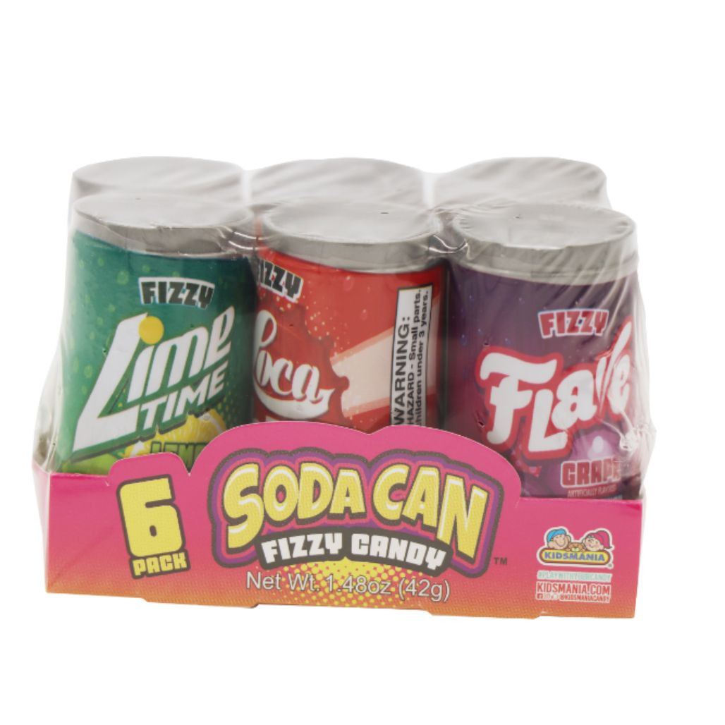 Fizzing Soda Cans Candy Pack