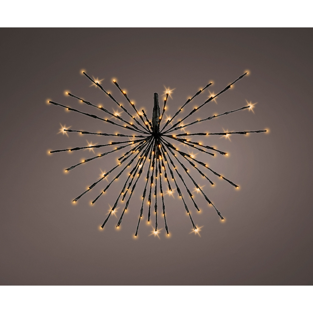 160 LED Classic Warm Lights Flashing Polestar