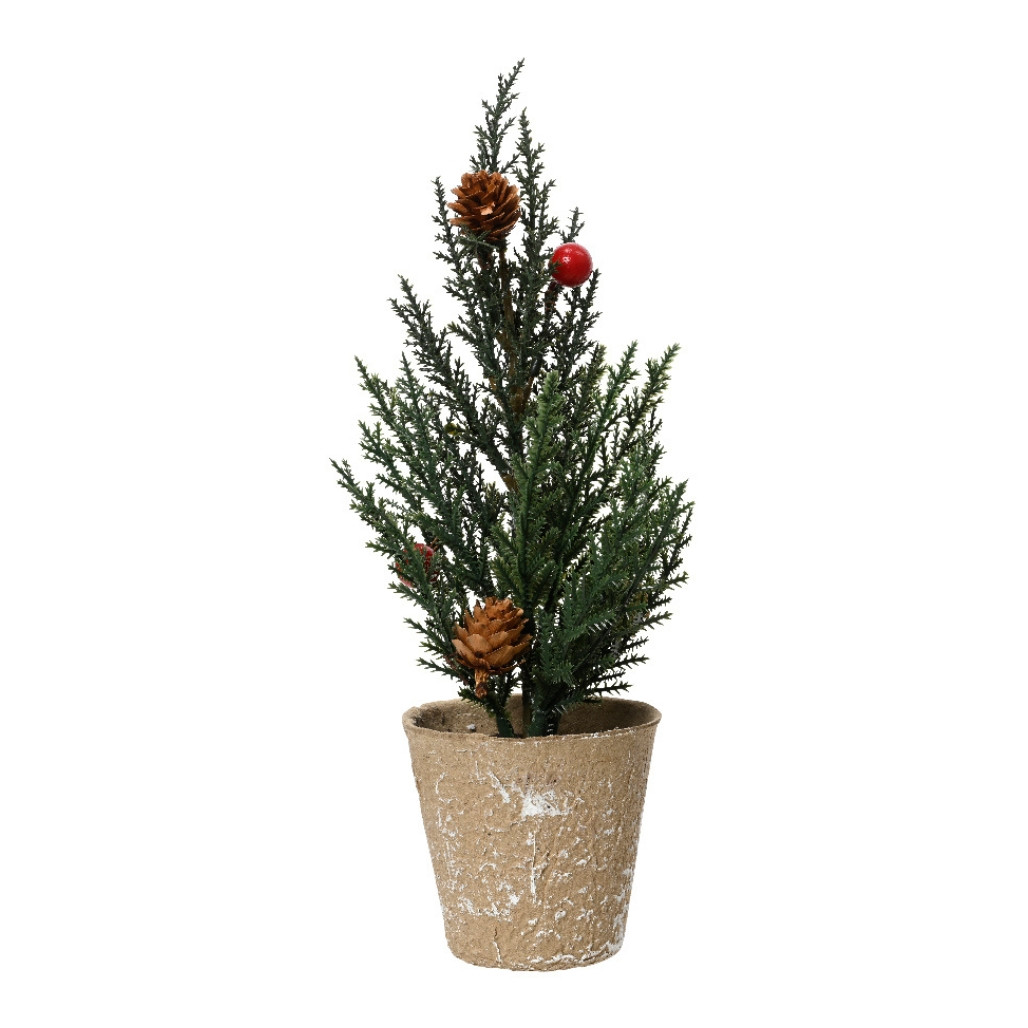 Mini Decorated Potted Tree