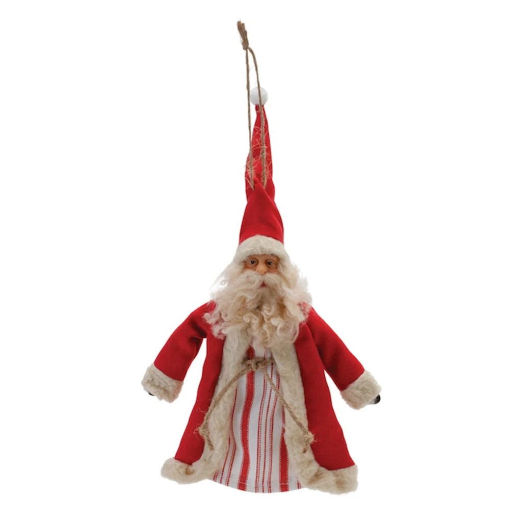 Santa in Long Jacket Ornament