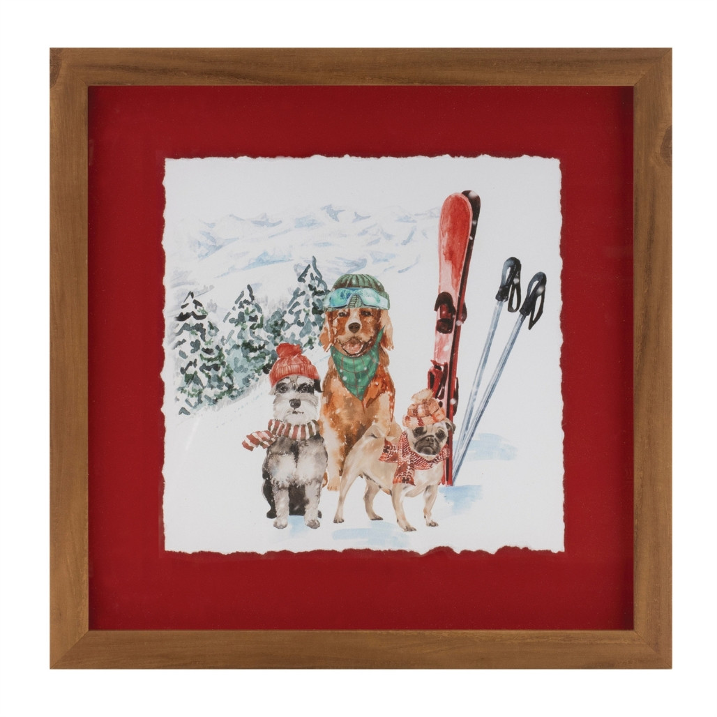 Ski Dogs Print