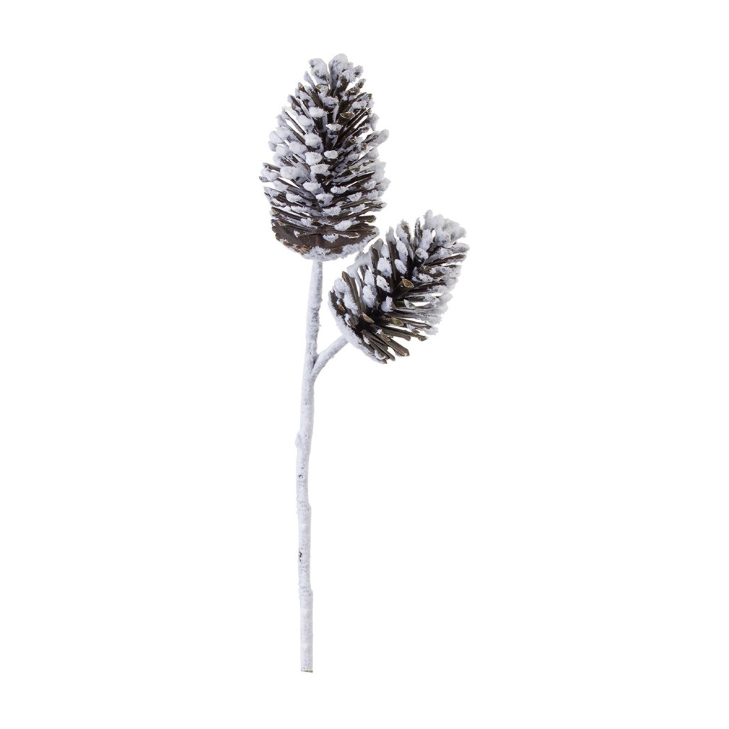 Snow-Tipped Pine Cone Spray