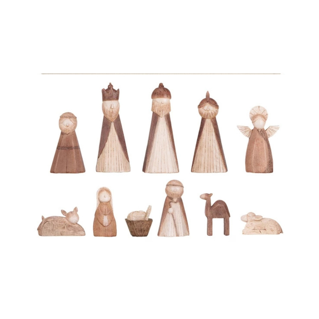 Resin Nativity Boxed Set of 11