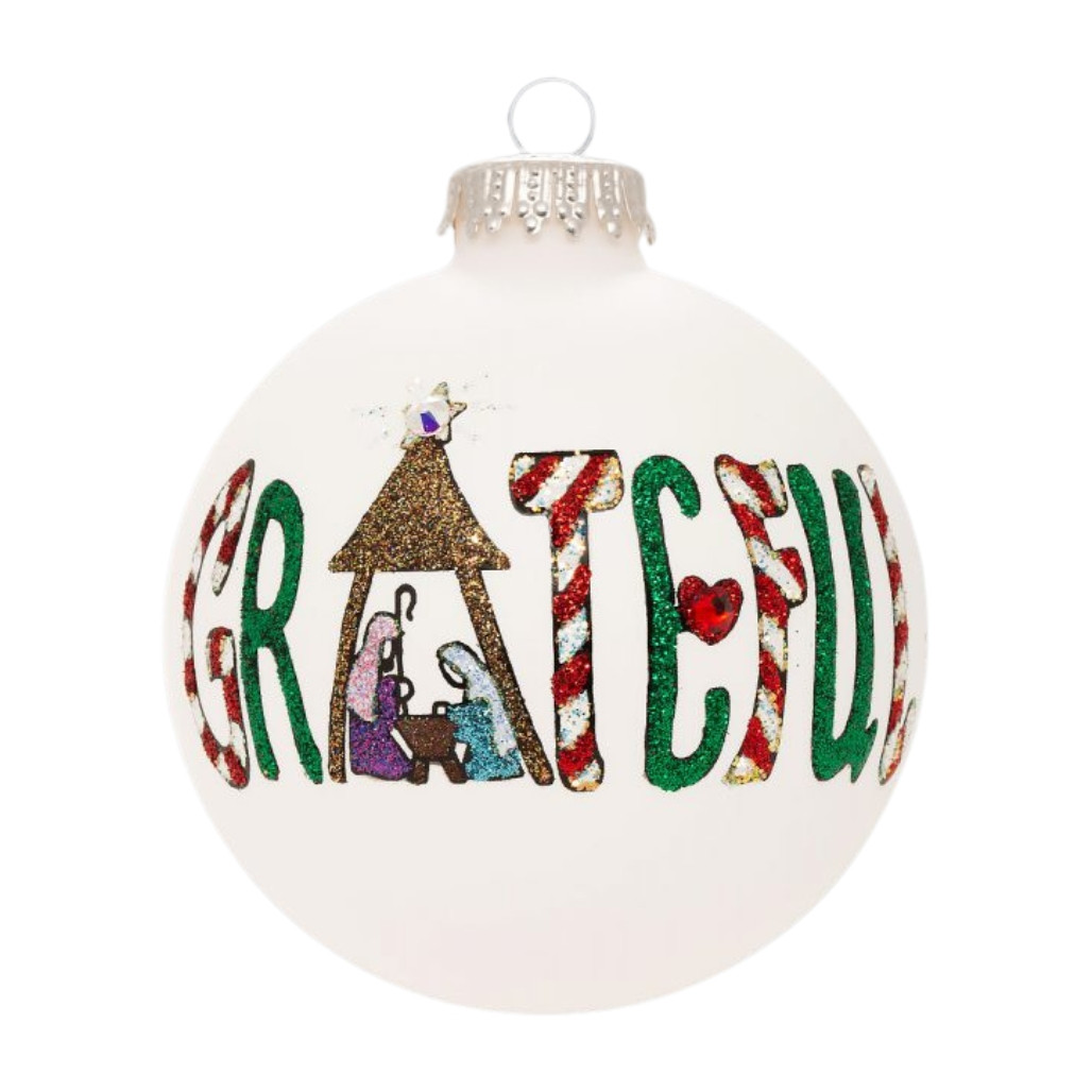 Heart Gifts by Teresa - Grateful Nativity Ornament