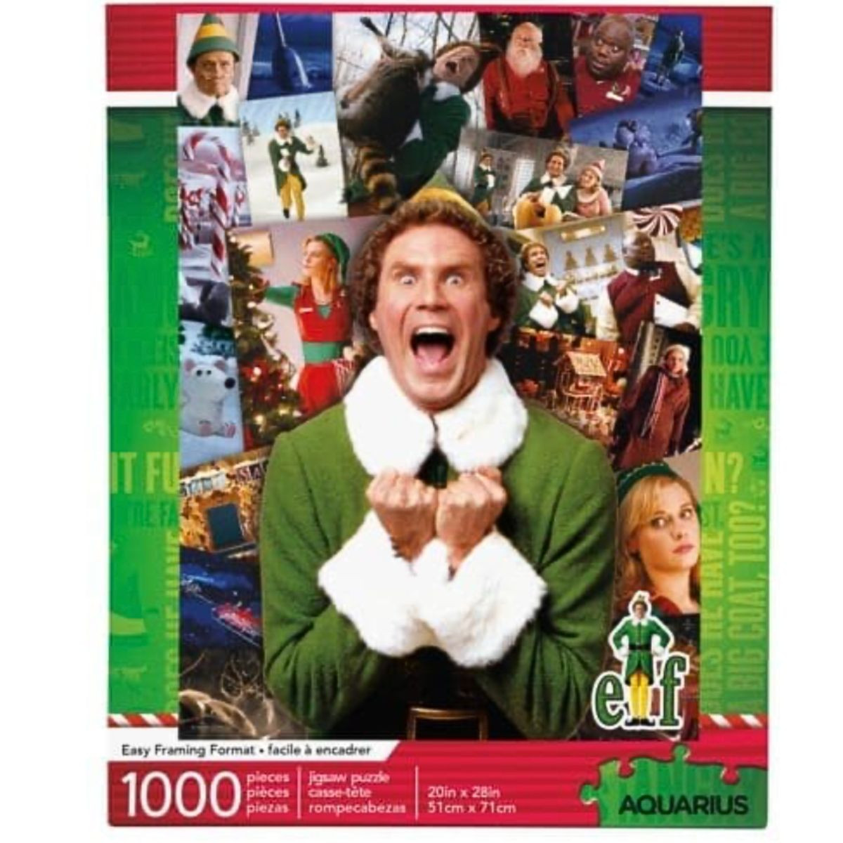 Elf Collage 1000-Piece Puzzle