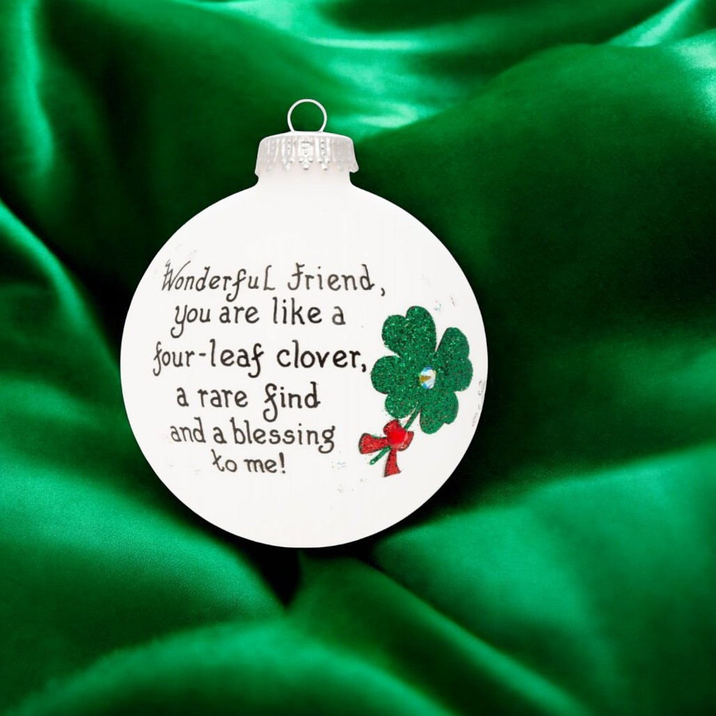 Heart Gifts By Teresa - Friend Clover Ornament